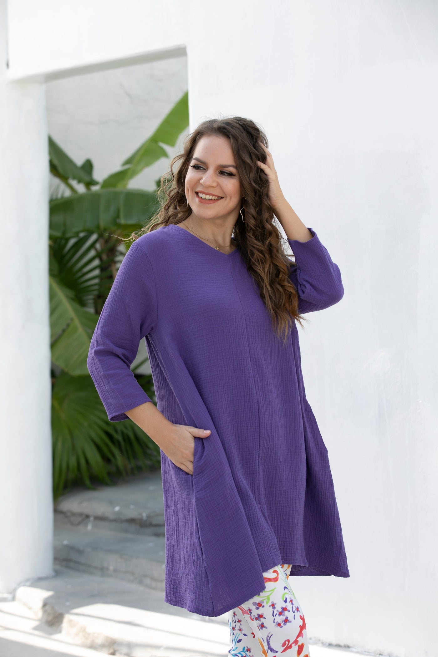 Exclusive Cotton Gauze - Venice Tunic