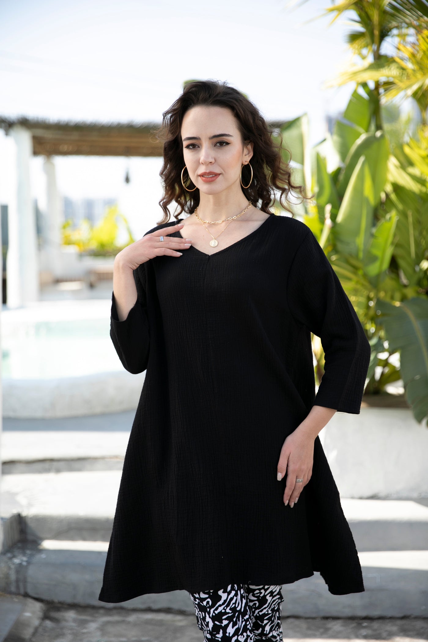 Exclusive Cotton Gauze - Venice Tunic