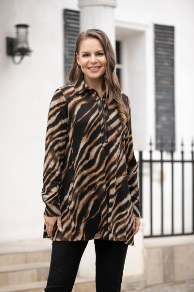 Ann's Animal Print Tunic