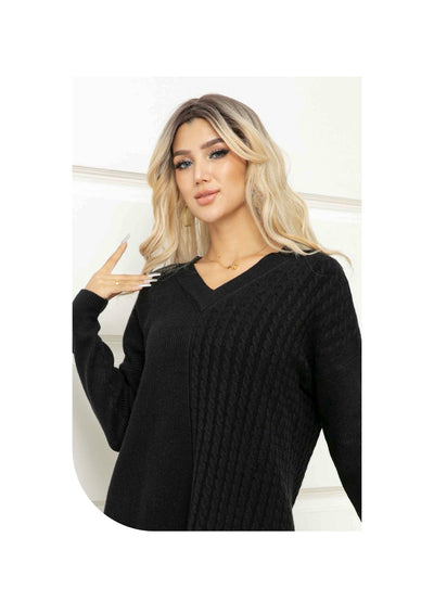 Sade Elegance V-Neck Sweater