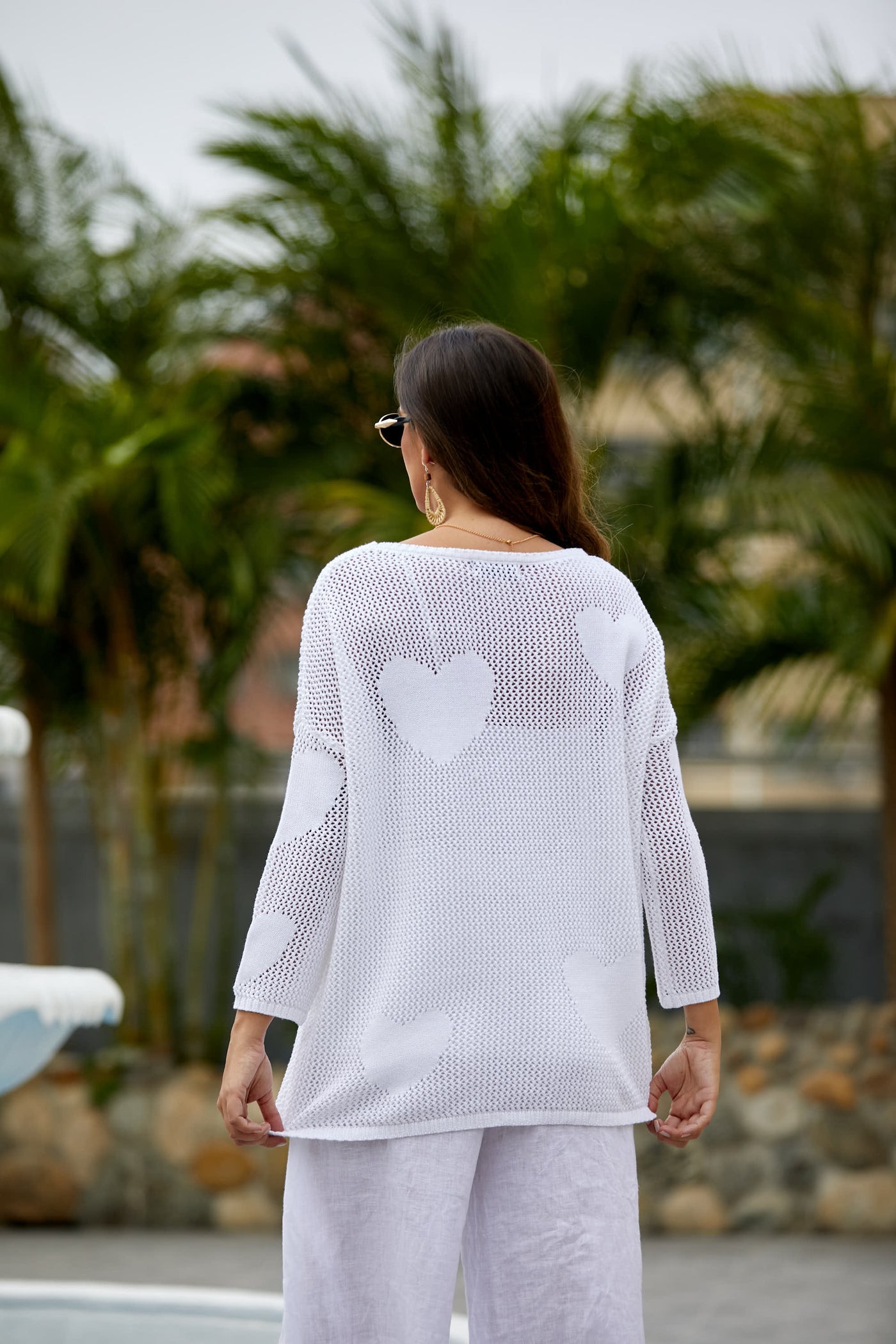 Heart on My Sleeve Crochet Pull Over