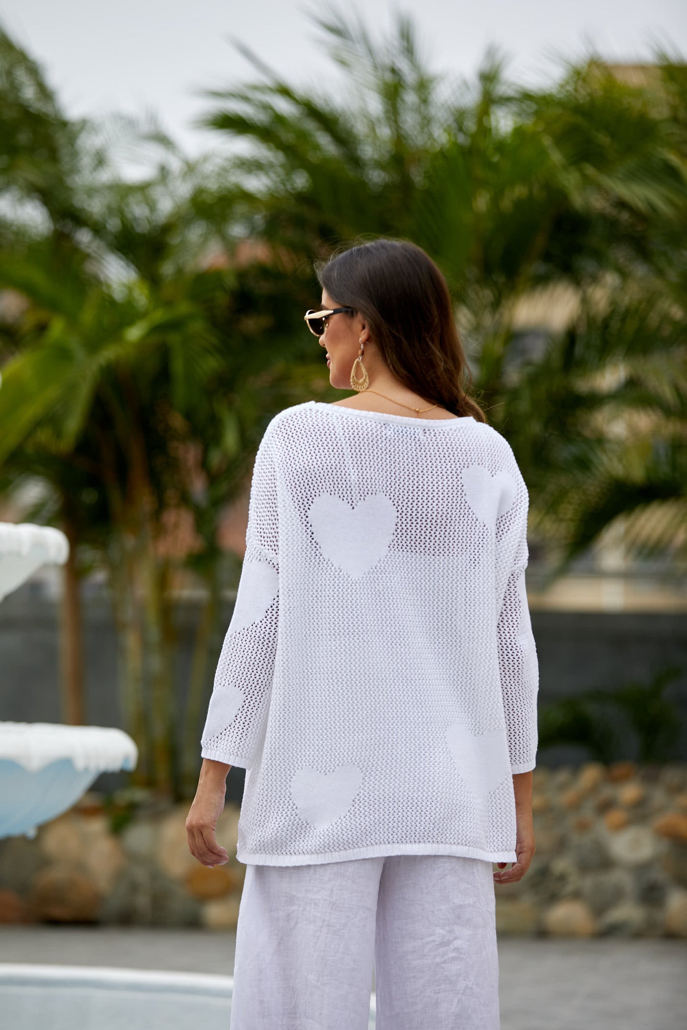 Heart on My Sleeve Crochet Pull Over