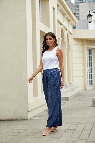 Cold Wash Linen Pants