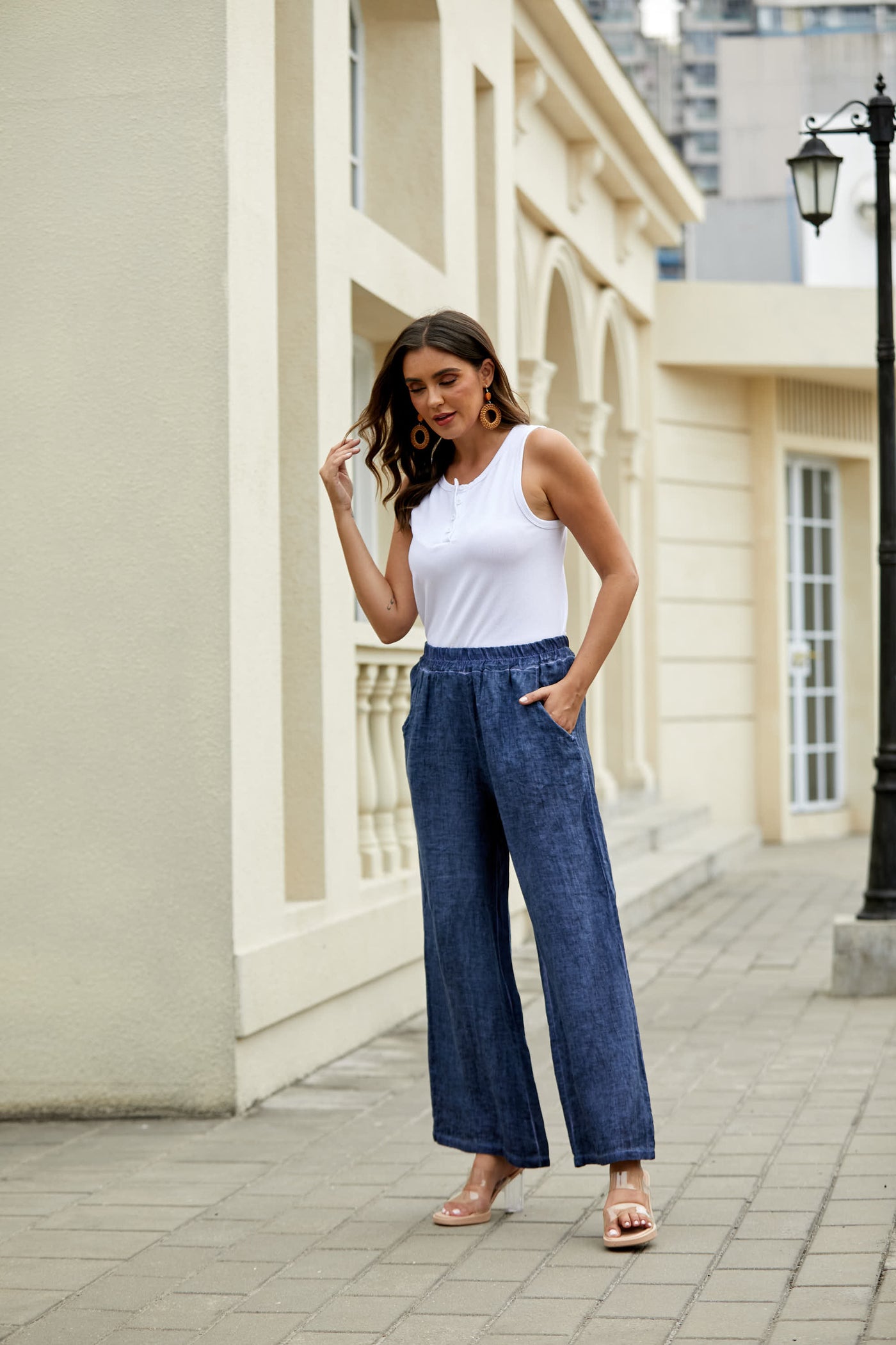 Cold Wash Linen Pants