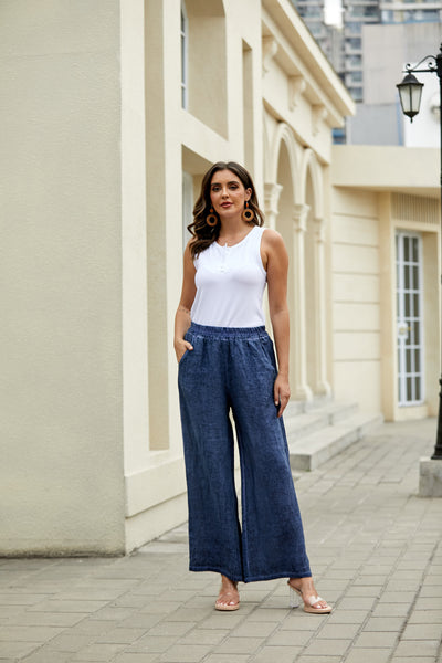 Cold Wash Linen Pants