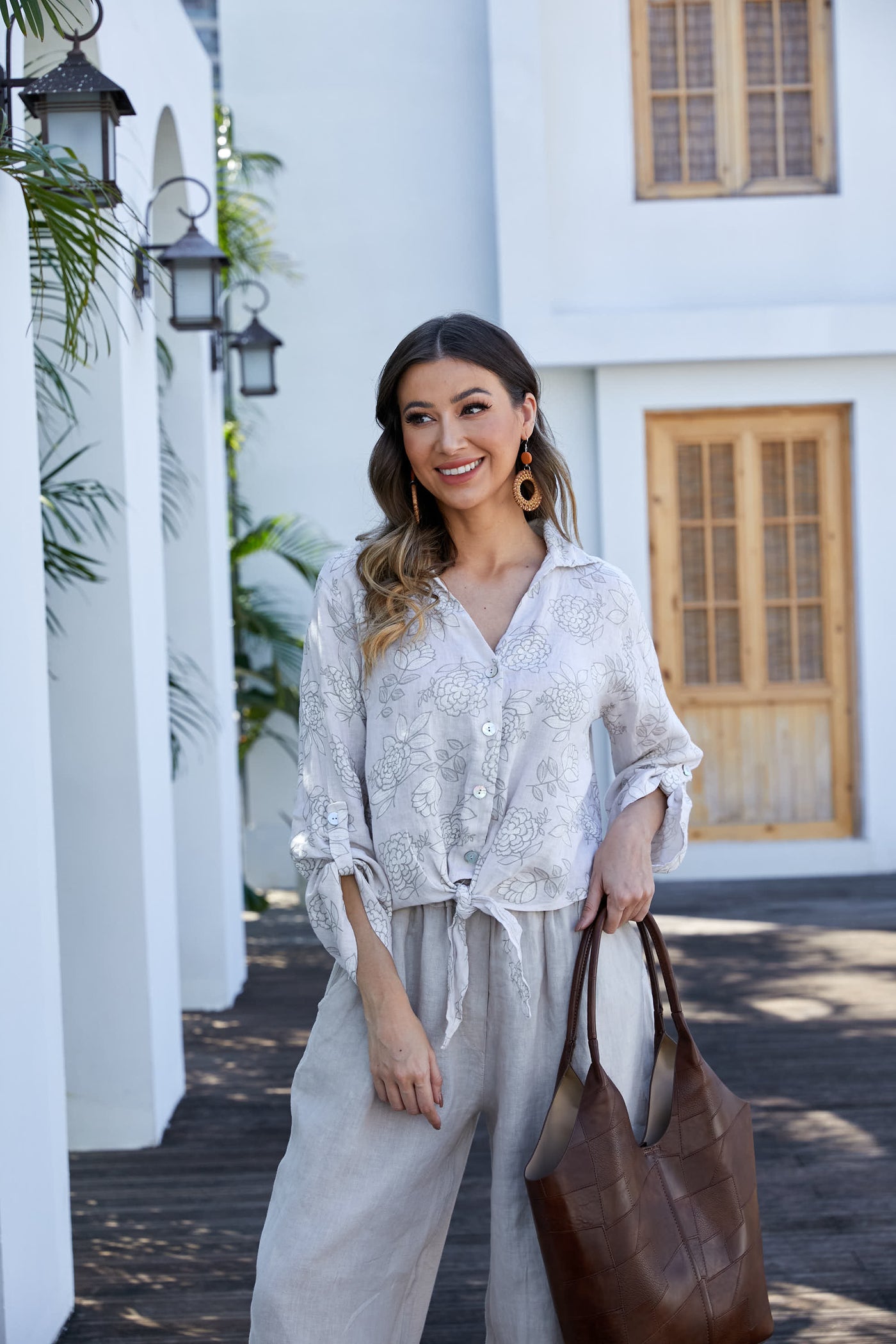 Floral Safari Top