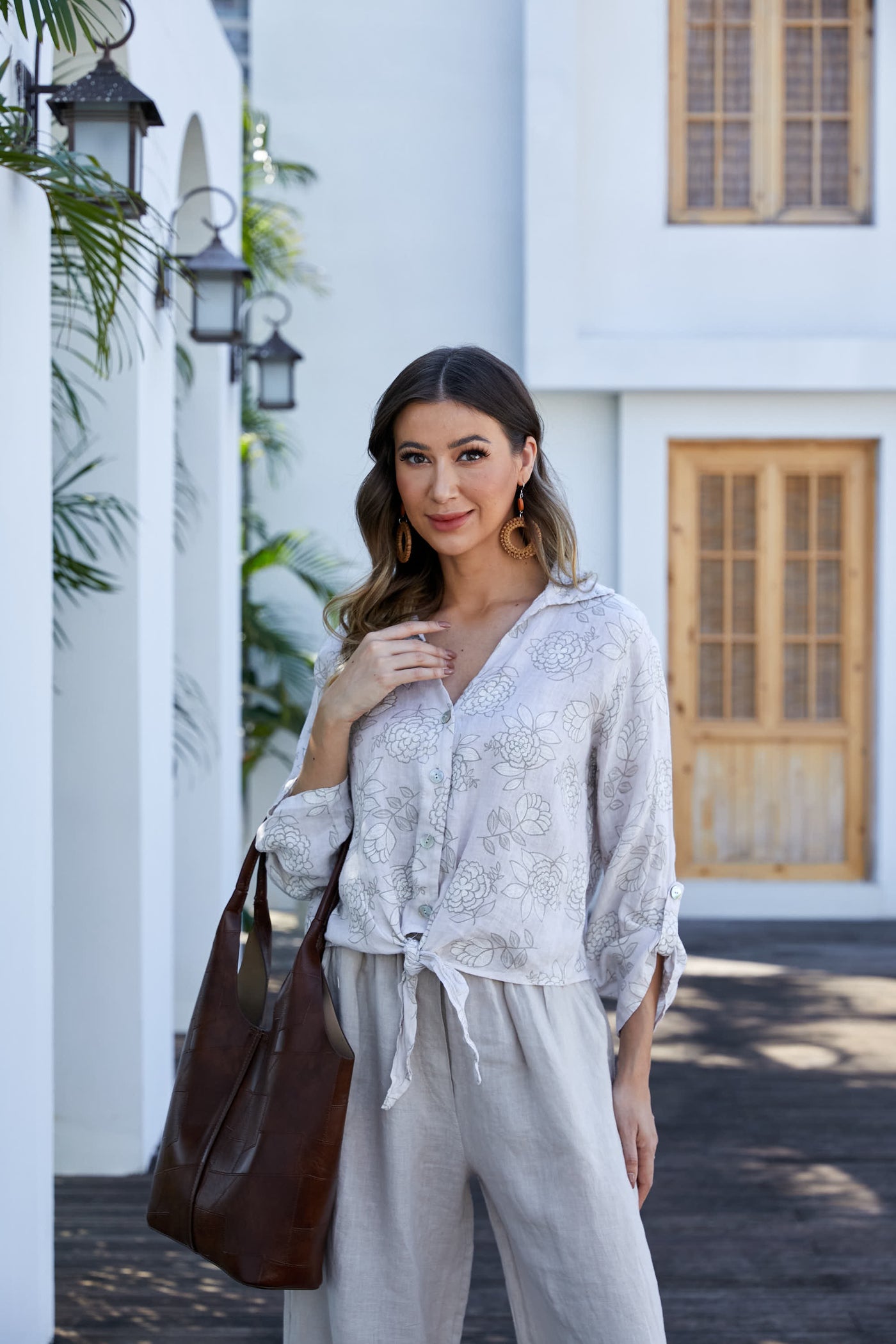 Floral Safari Top