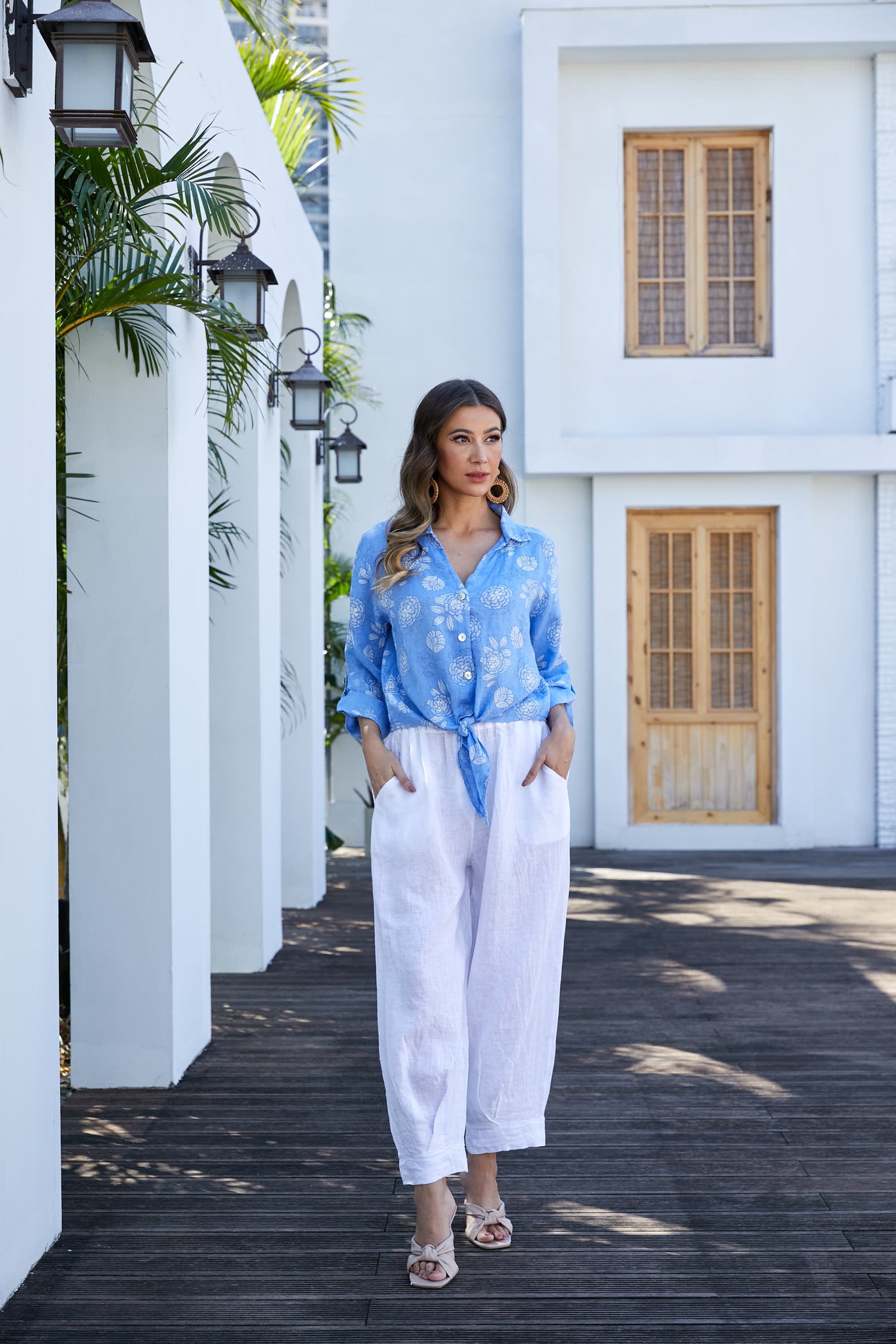 Floral Safari Top