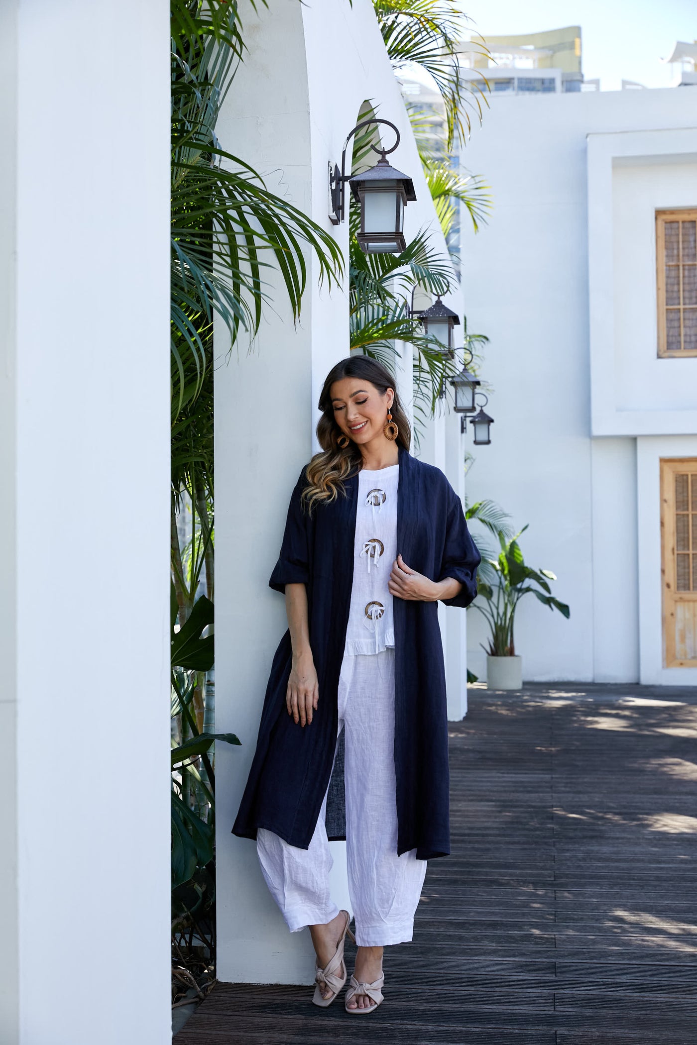 Tessa's Linen Cardigan