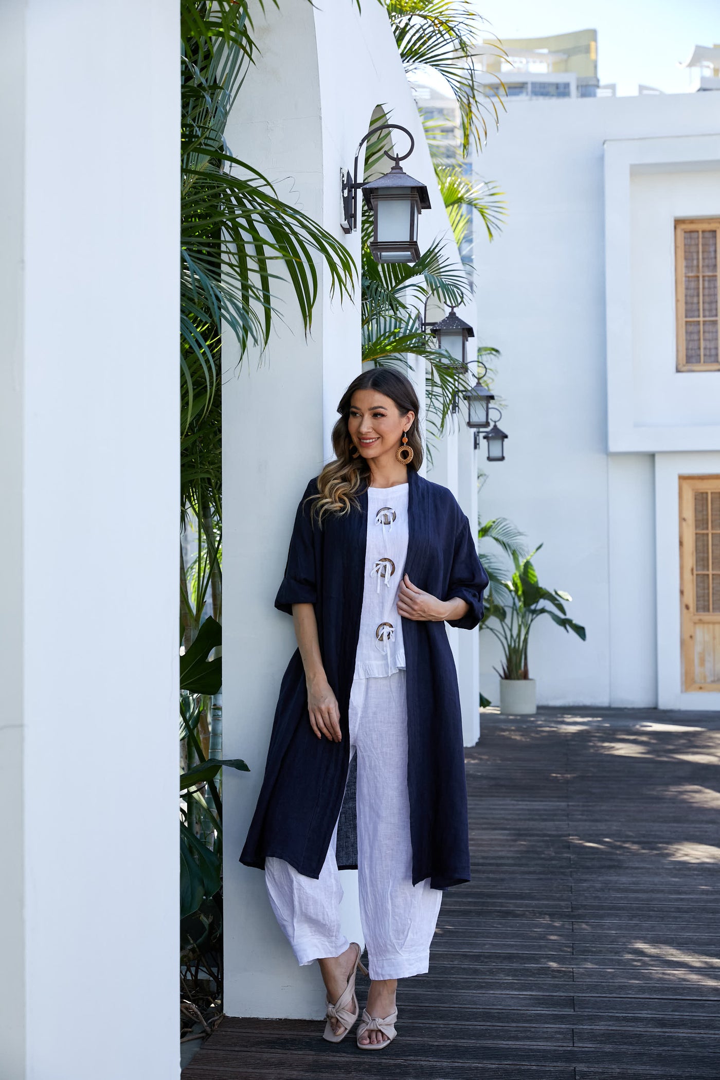 Tessa's Linen Cardigan