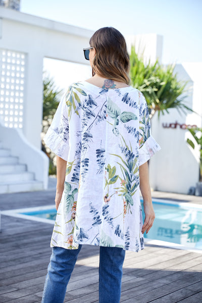 Stefania's Eucalyptus Printed Top