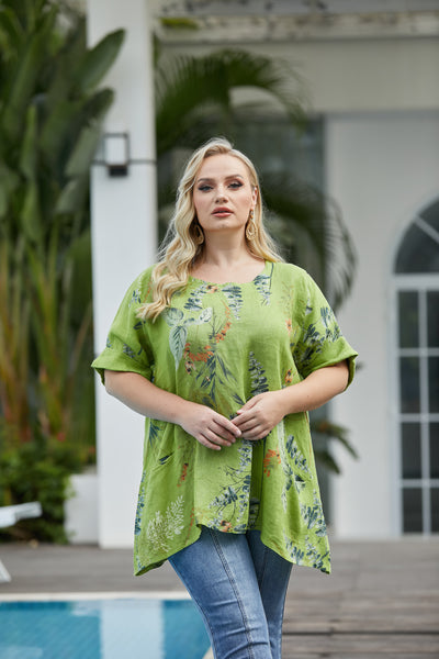 Stefania's Eucalyptus Printed Top