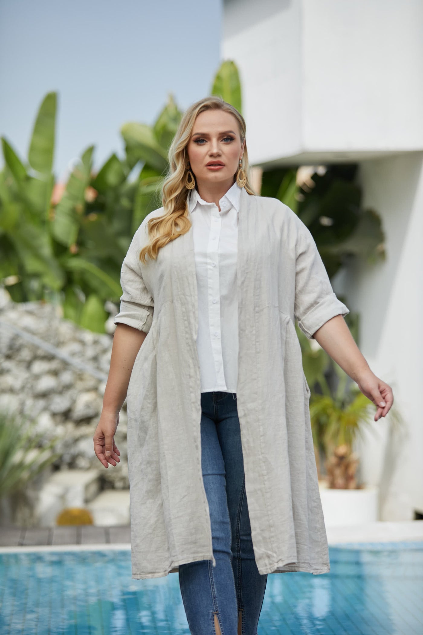 Tessa's Linen Cardigan