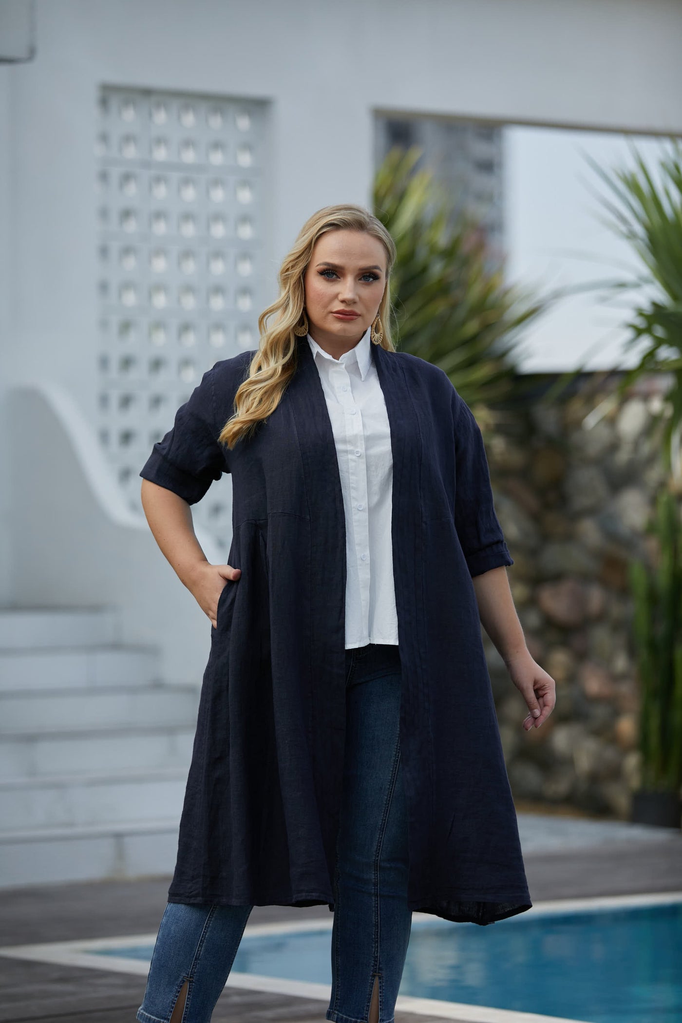 Tessa's Linen Cardigan