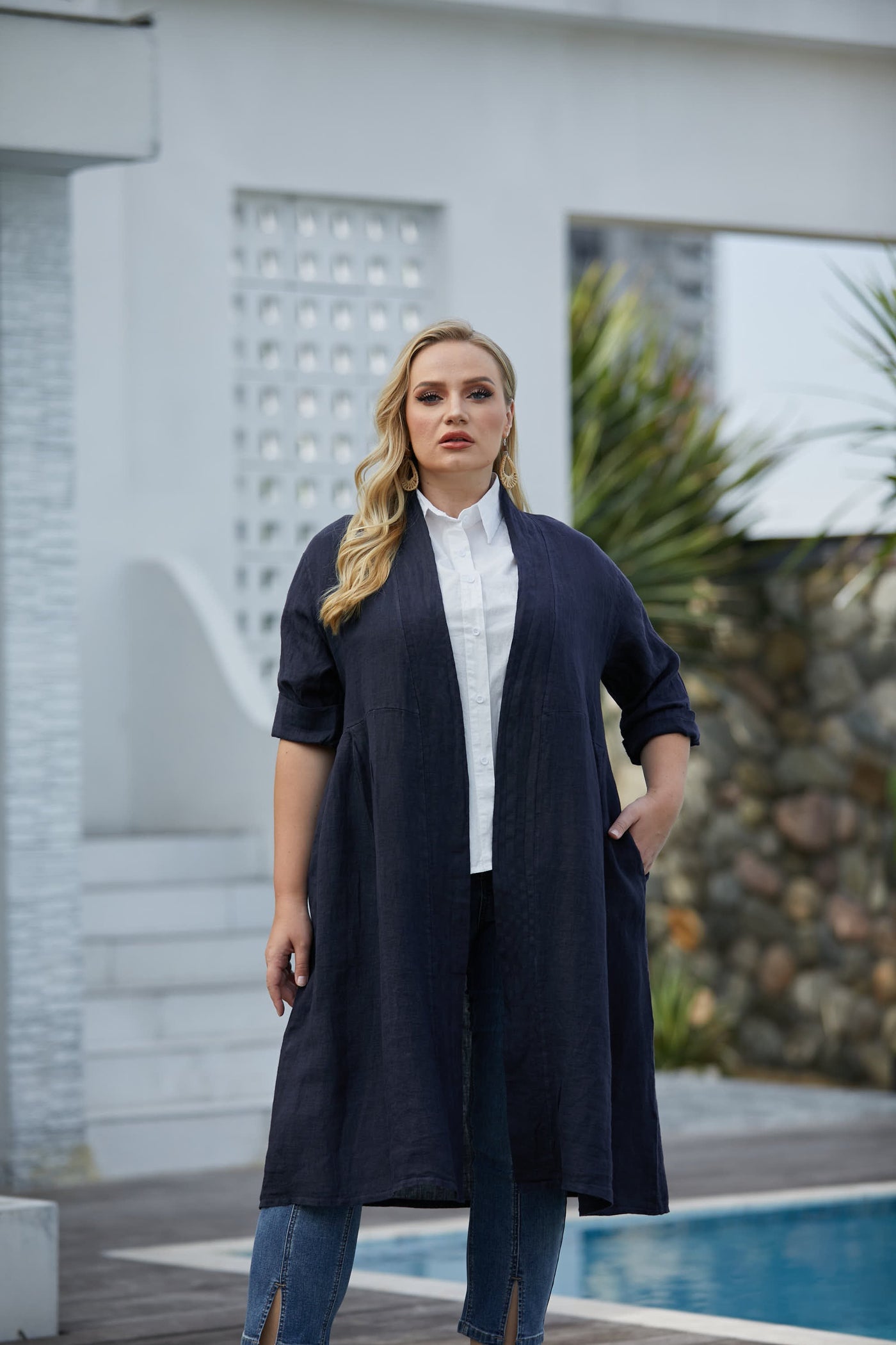 Tessa's Linen Cardigan