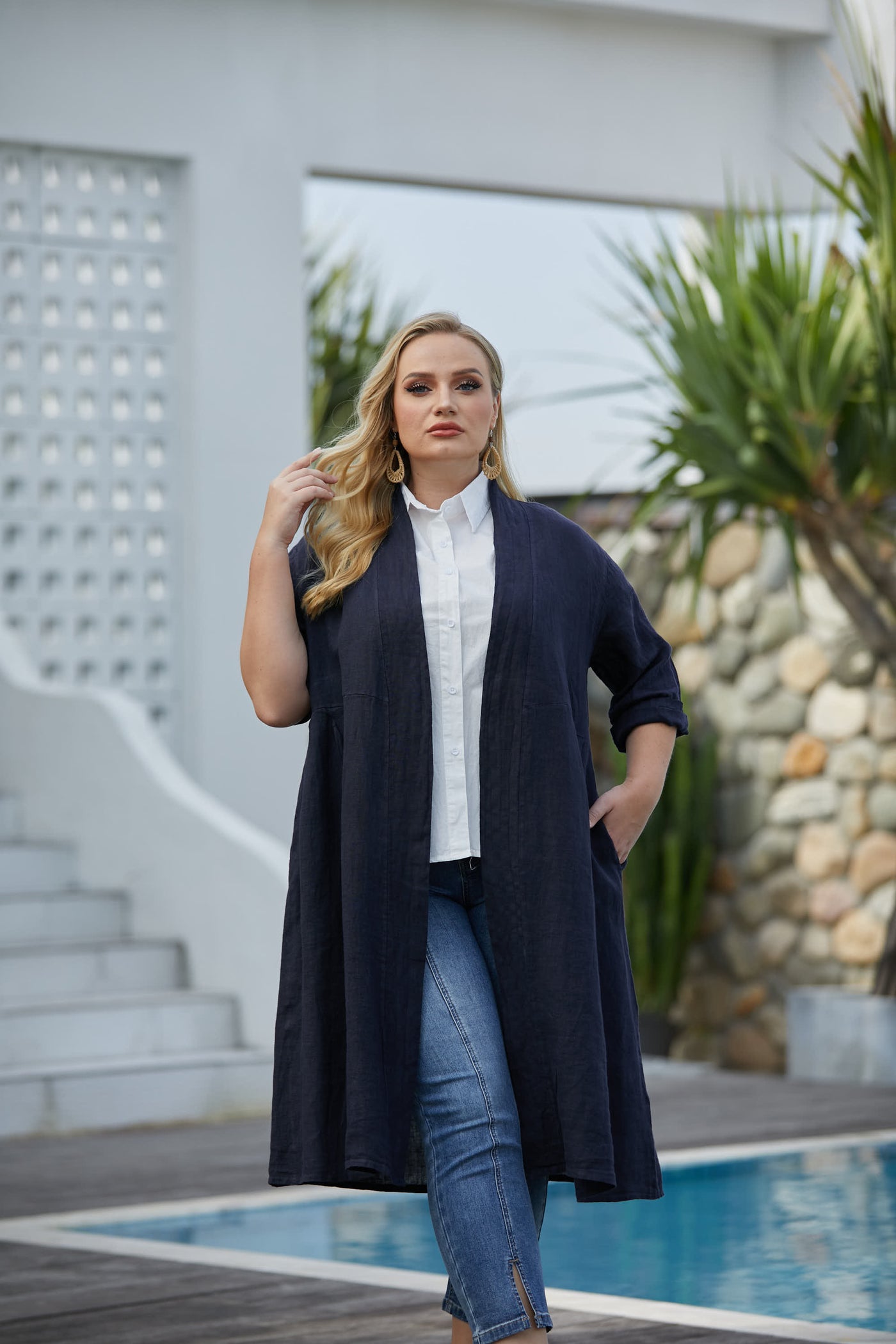 Tessa's Linen Cardigan