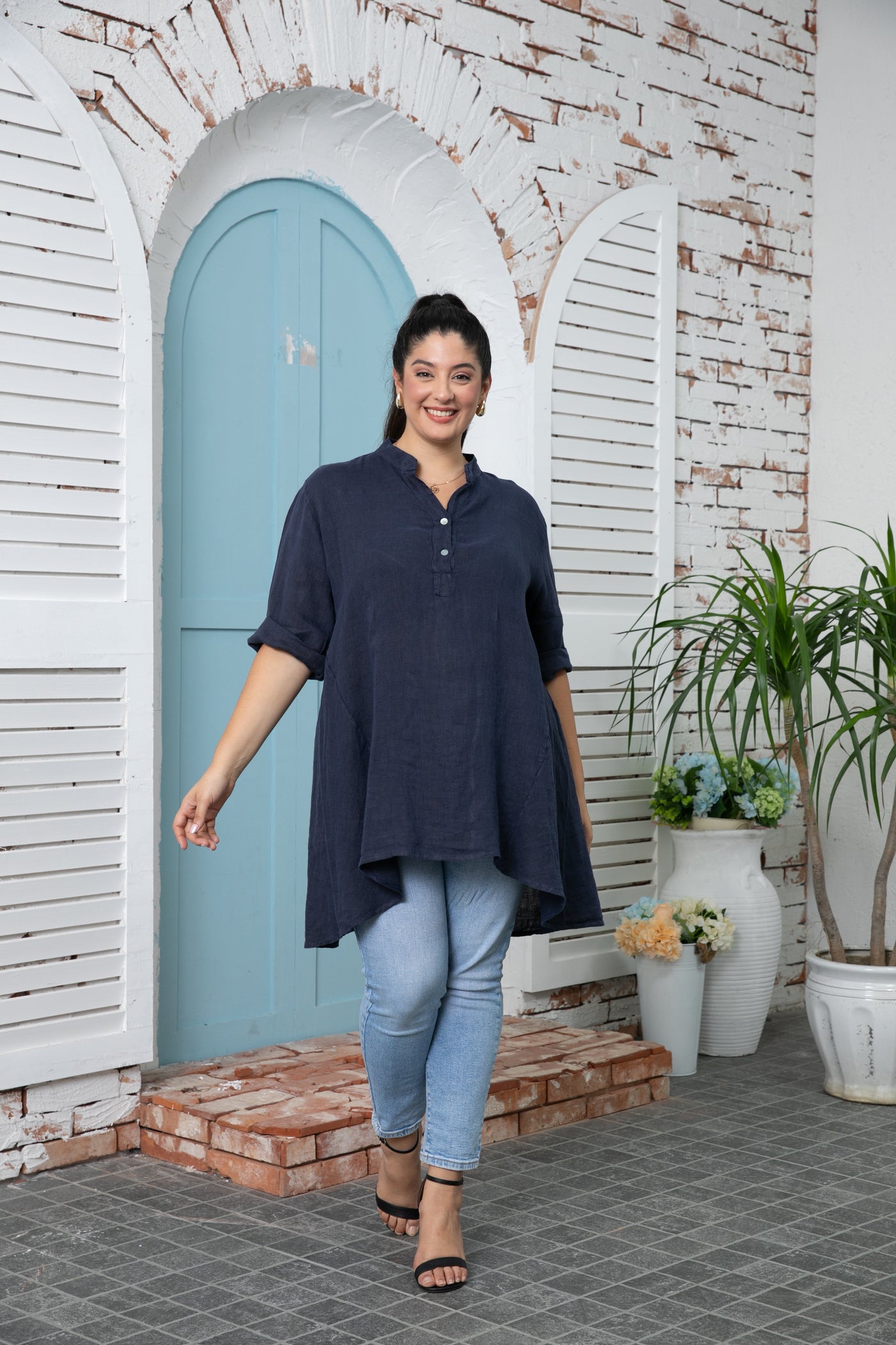 Easy Breezy Linen Tunic