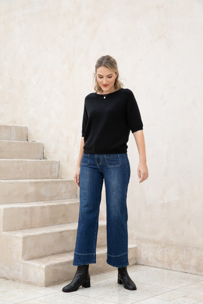 Bamboo Double Hem Line Denim