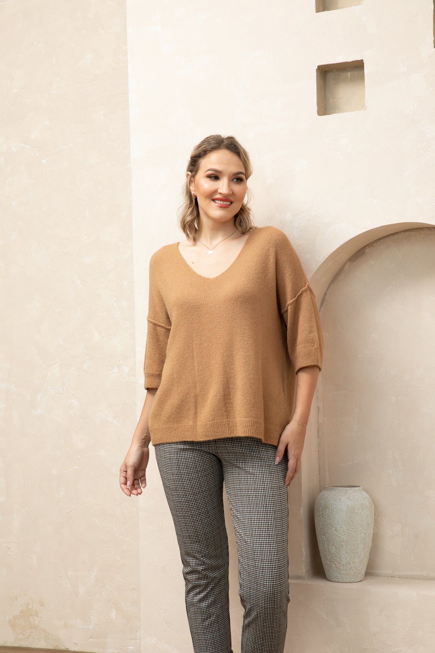 Alpaca Top - Drop Shoulder