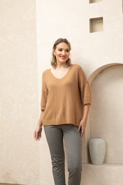 Alpaca Top - Drop Shoulder