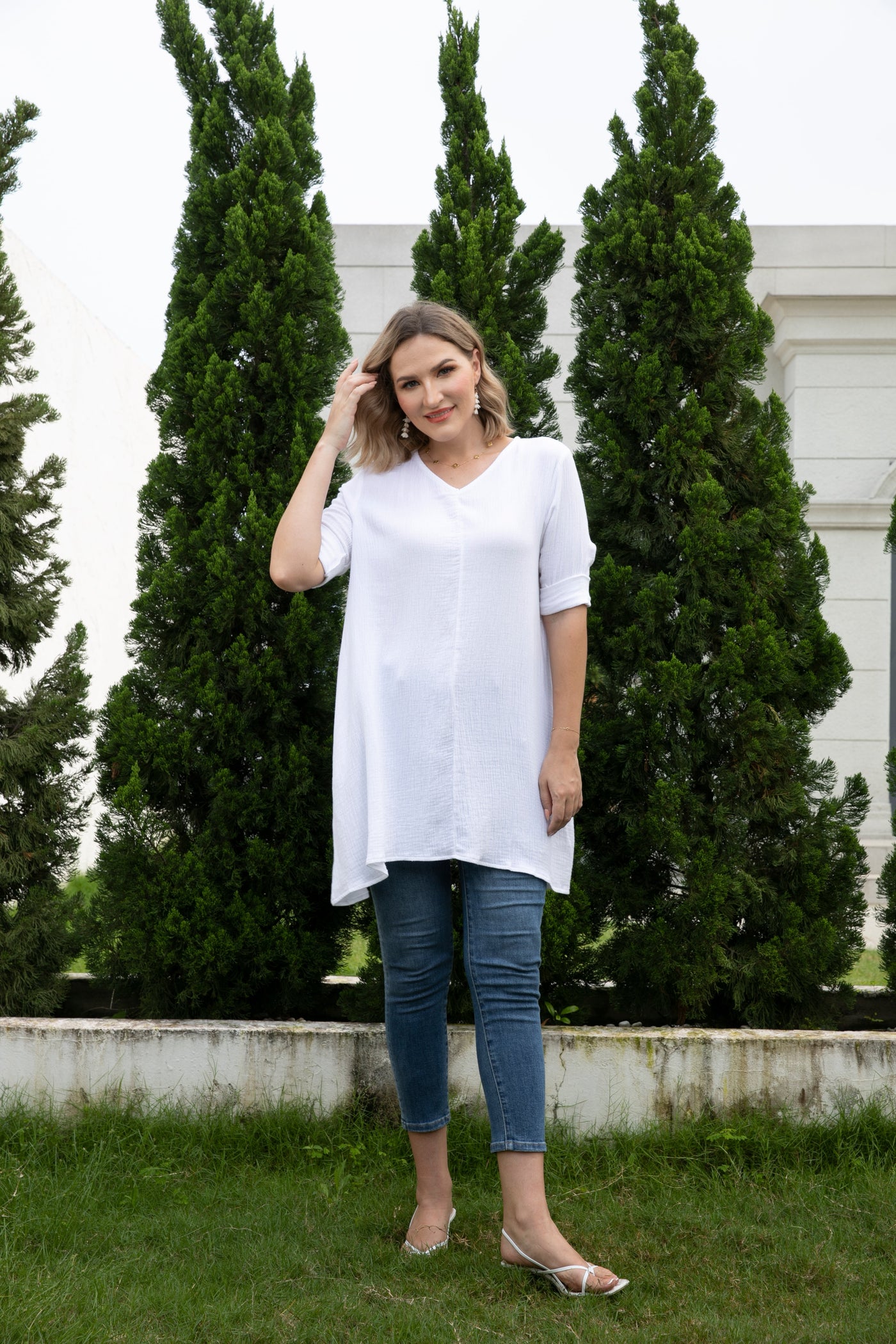 Exclusive Cotton Gauze - Venice Tunic