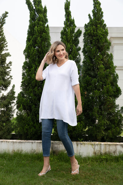 Exclusive Cotton Gauze - Venice Tunic