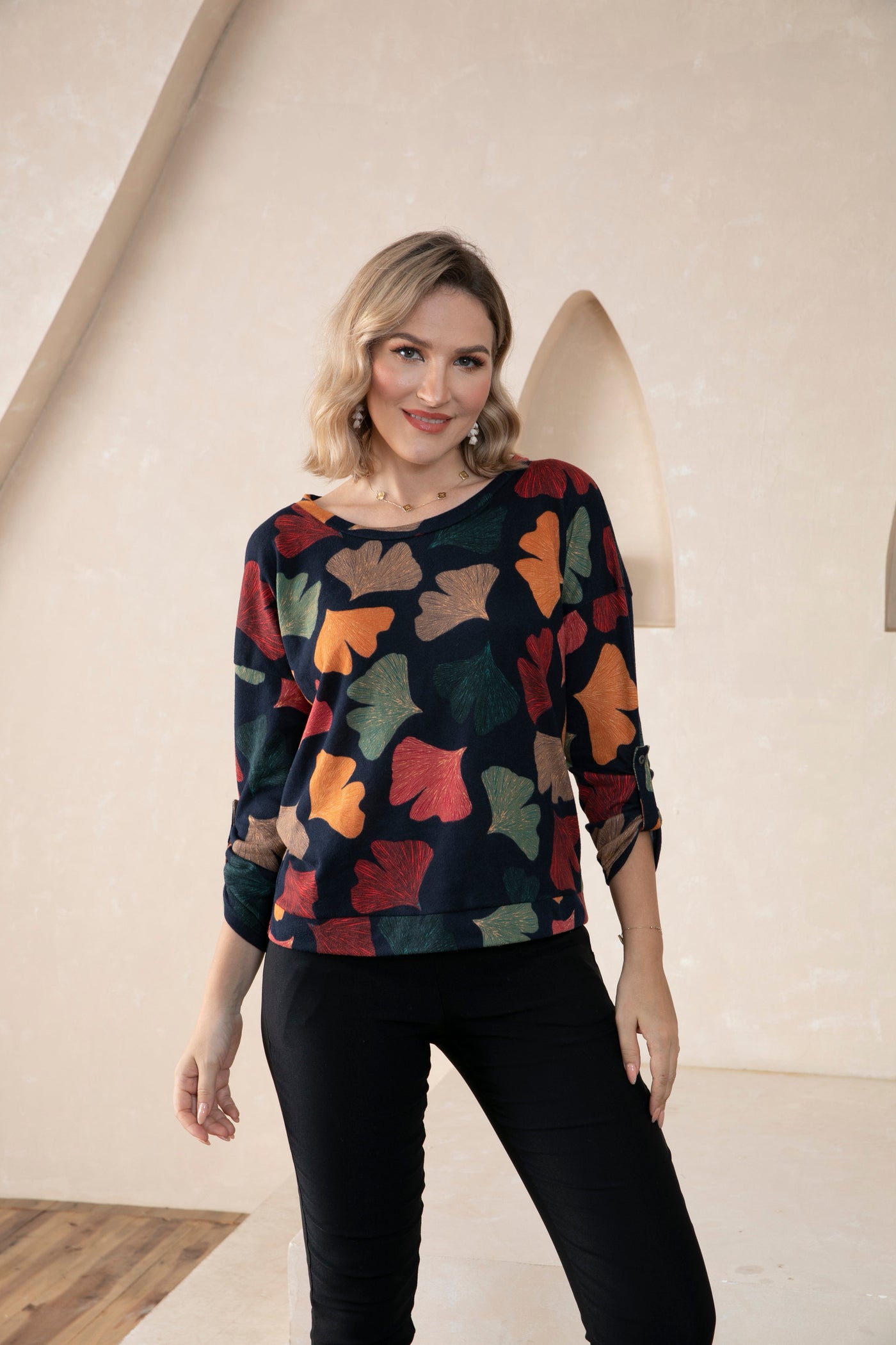 Autumn Breeze Jersey Top