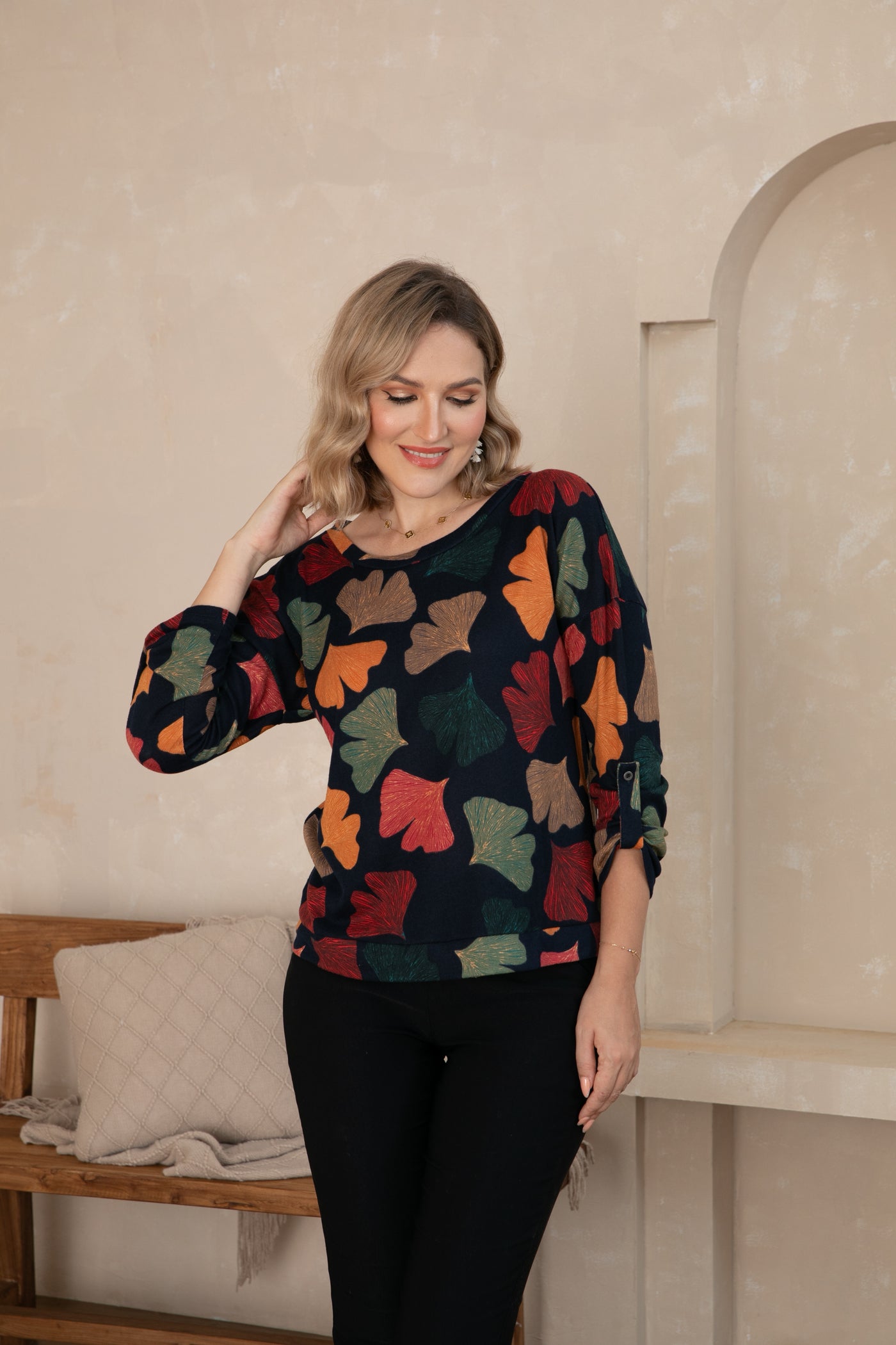 Autumn Breeze Jersey Top