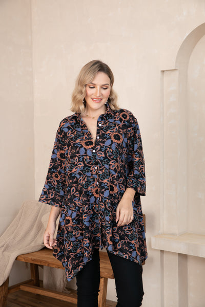 Fall Floral Tunic