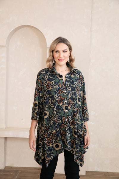 Fall Floral Tunic