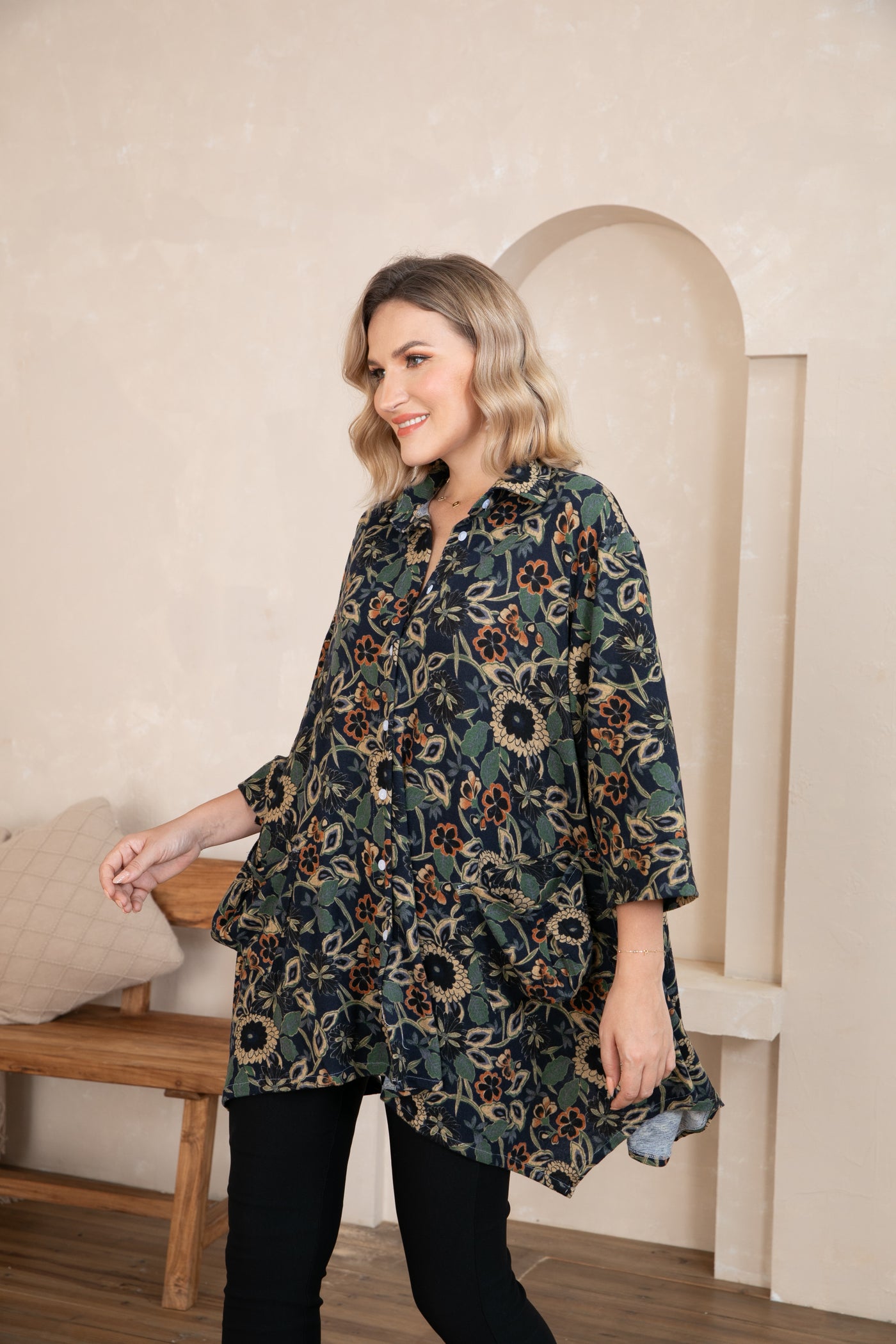 Fall Floral Tunic