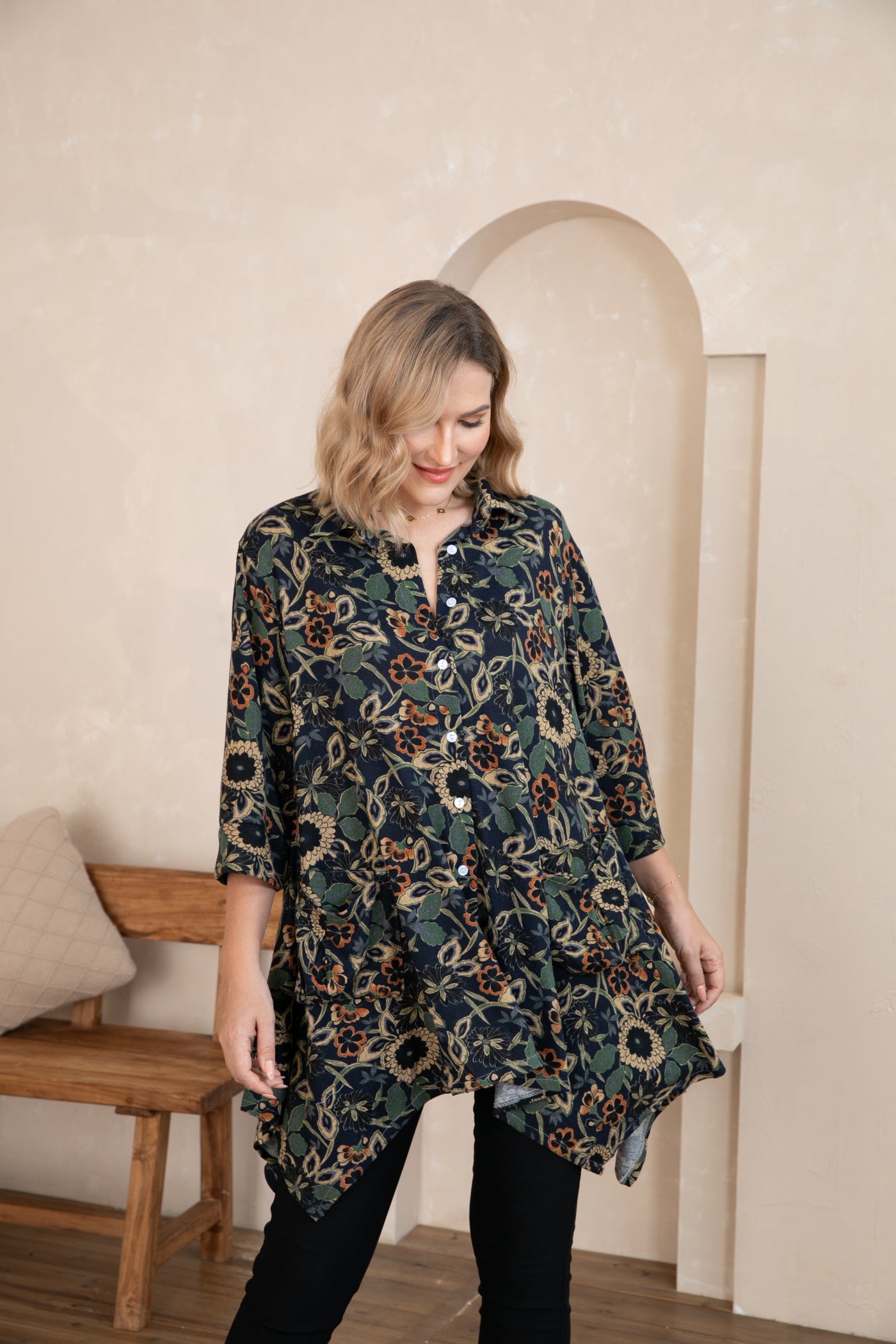 Fall Floral Tunic