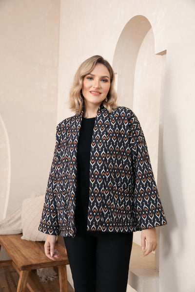 Quilted Sateen Jacket