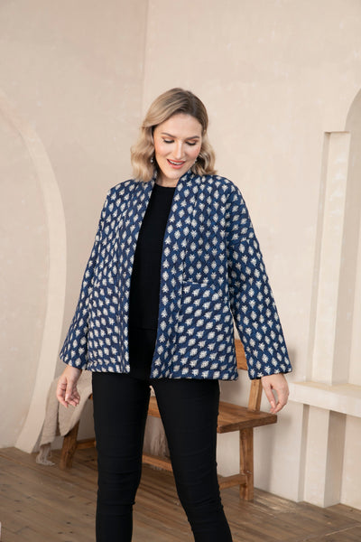 Quilted Sateen Jacket