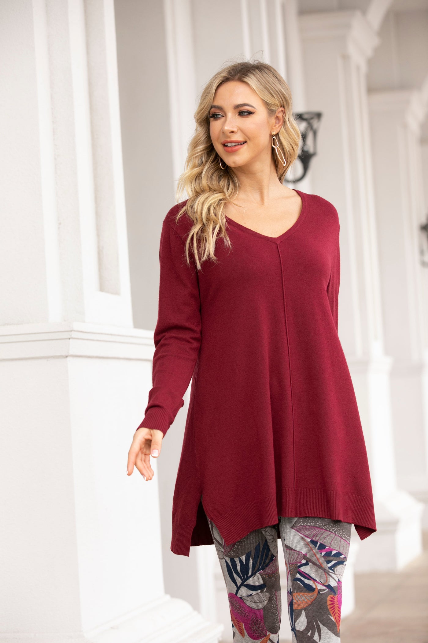 Cascade V-Neck Sweater