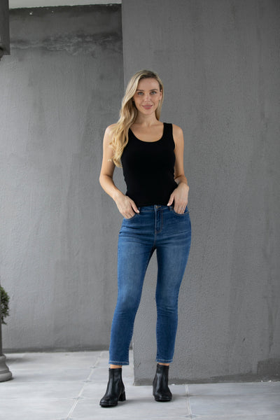 Skinny Leg Bamboo Denim (no distressing)