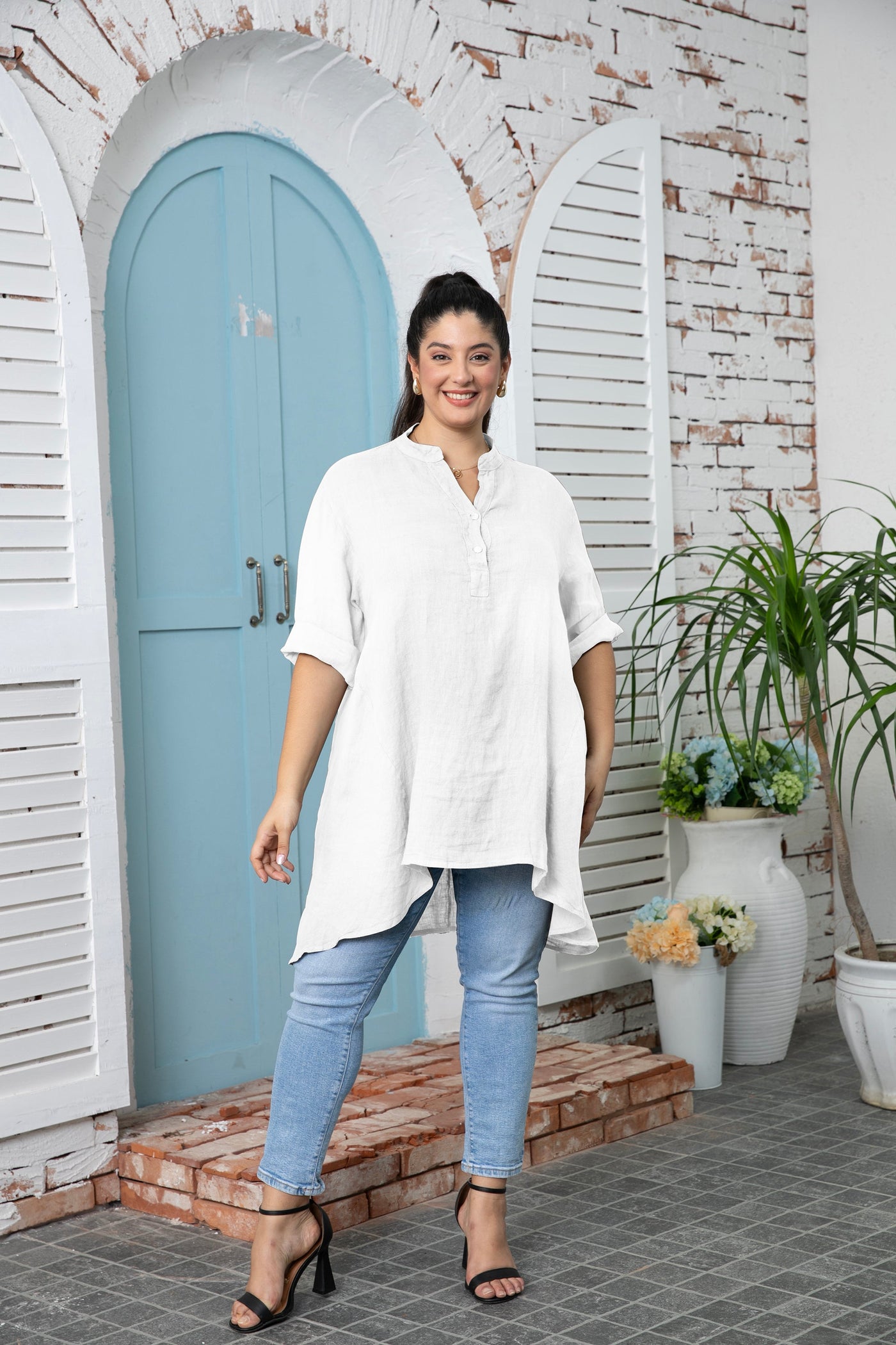 Easy Breezy Linen Tunic