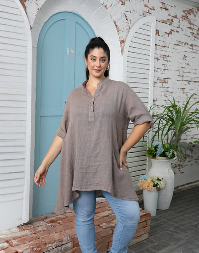 Easy Breezy Linen Tunic