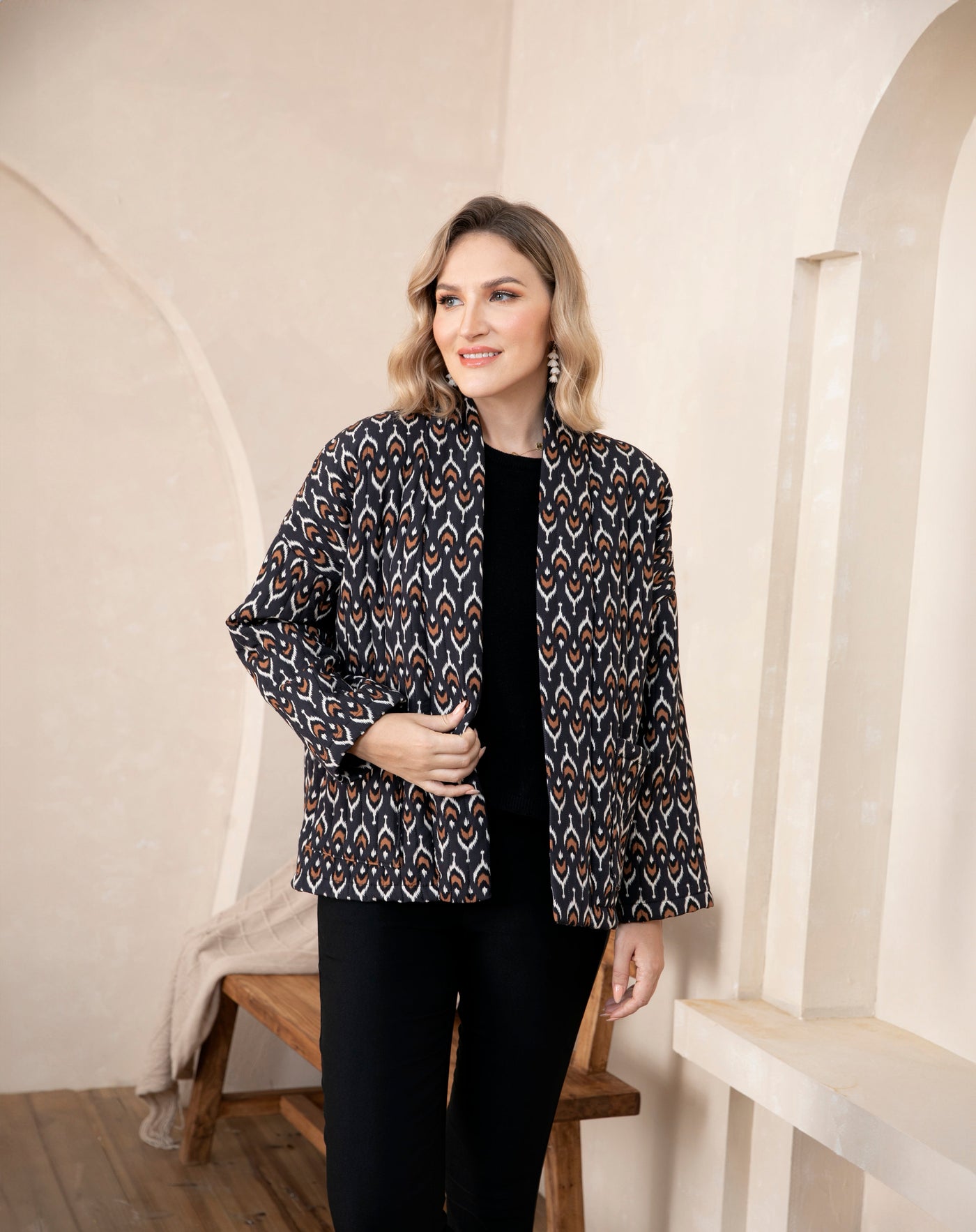 Quilted Sateen Jacket