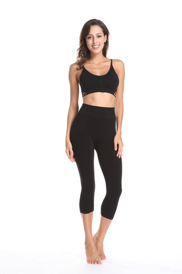 High Band Bamboo Capri - Tummy Tucker