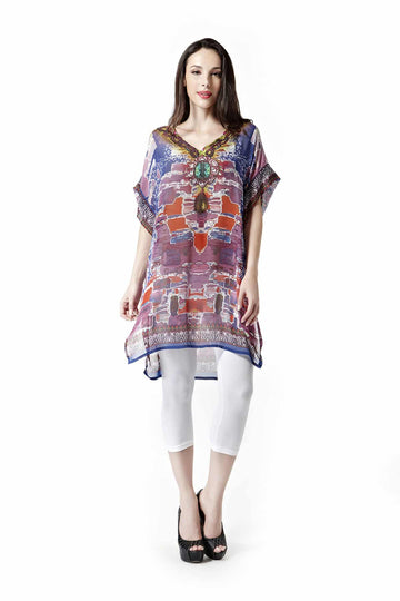 Digital Printed Chiffon Tunic