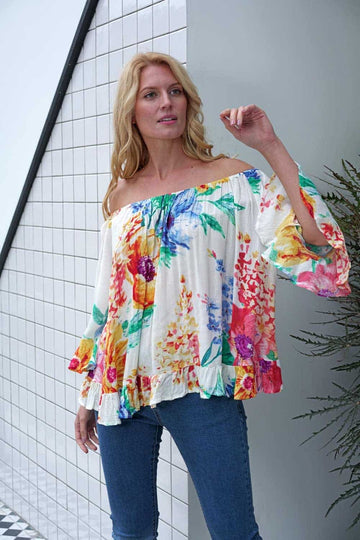 Michelle Floral Print Top